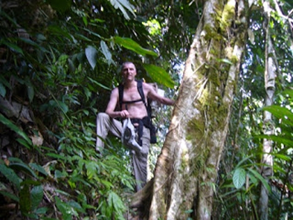 Trekking in the jungle