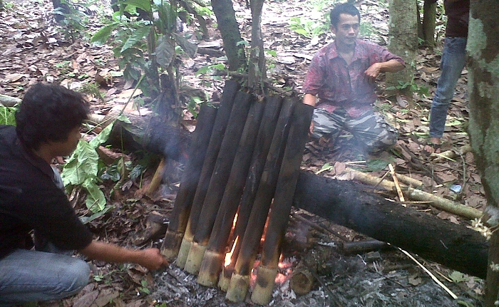 Traditional pork cooking